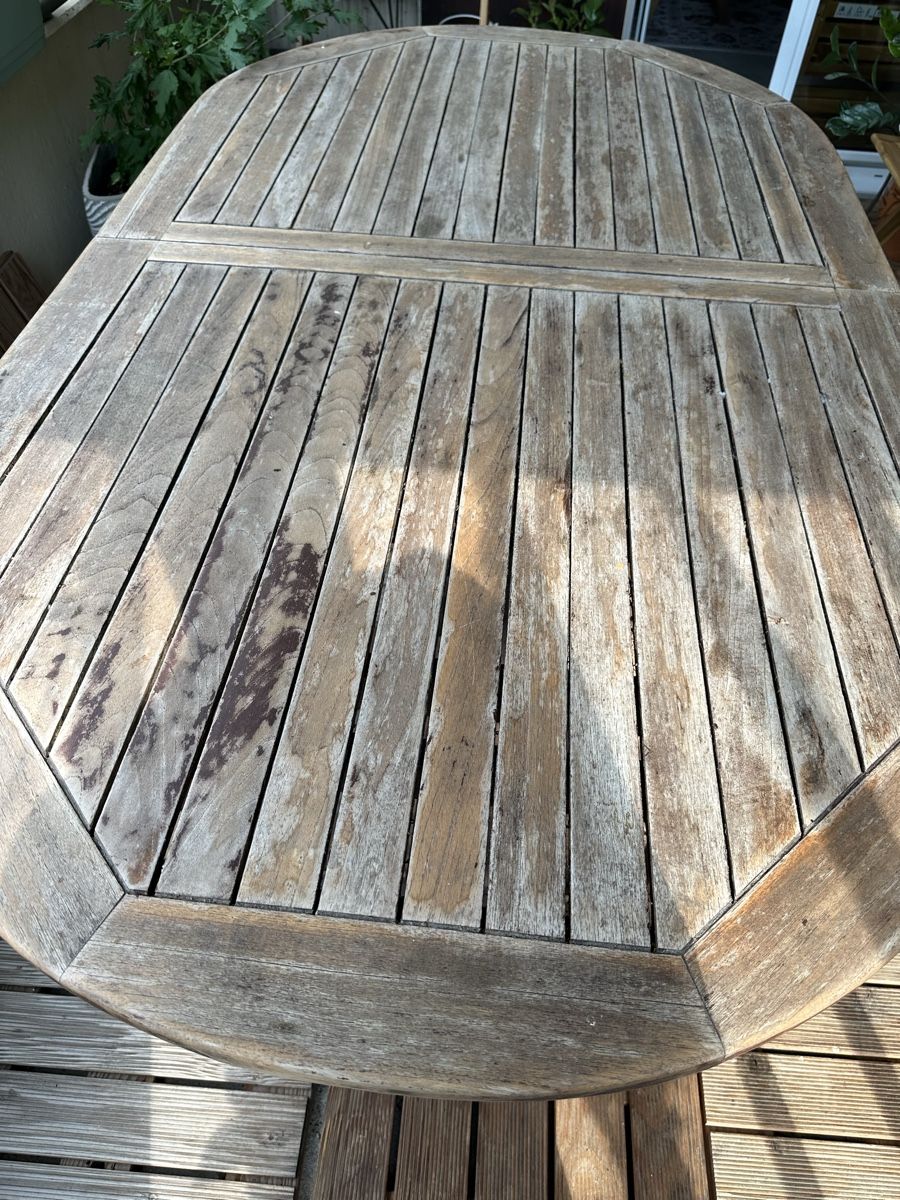 Tavoli: Gartentisch Veit Braun Teak ausziehbar – Usato da Zürich venduto da car_68nt 6