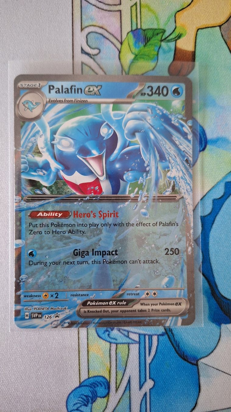 Pokémon Sammelbilder & Trading cards: Palafin ex – Gebraucht aus Altstätten SG von GGsGameshop