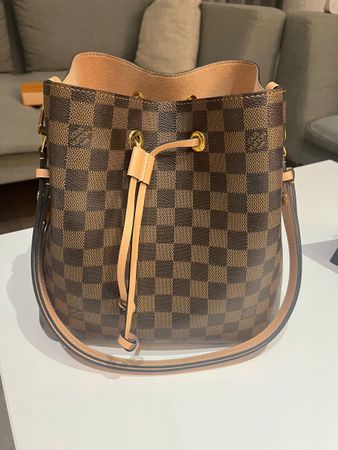 Neuwertig!!! Louis Vuitton NeoNoe MM / Damier Ebene / Rose
