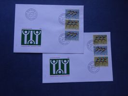 1971 Z44-Z45 Paare FDC Adresslos