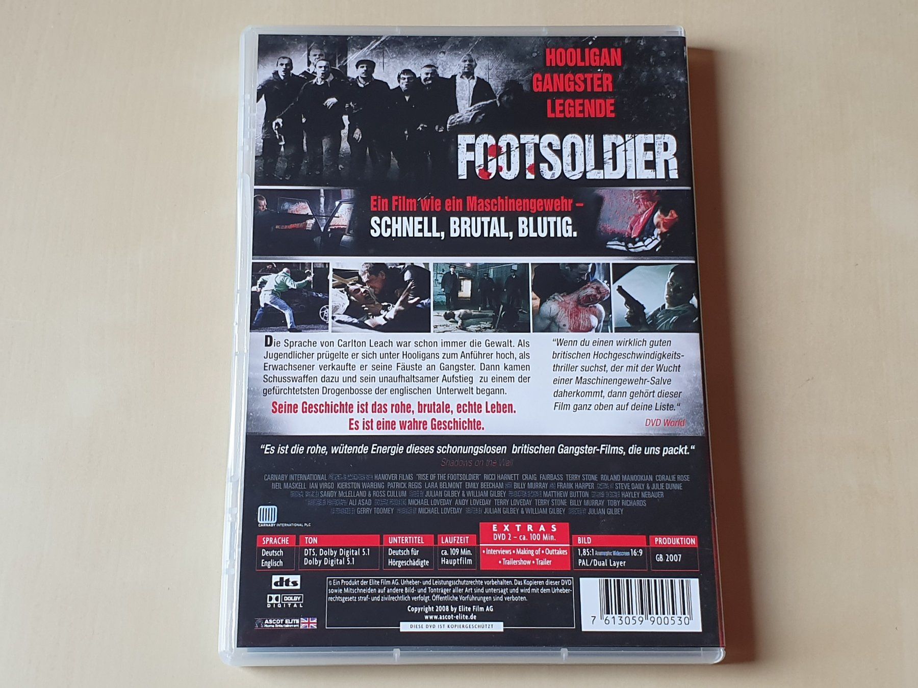 Tous les DVDs: Footsoldier – D'occasion à Stansstad par collectorsshop 1