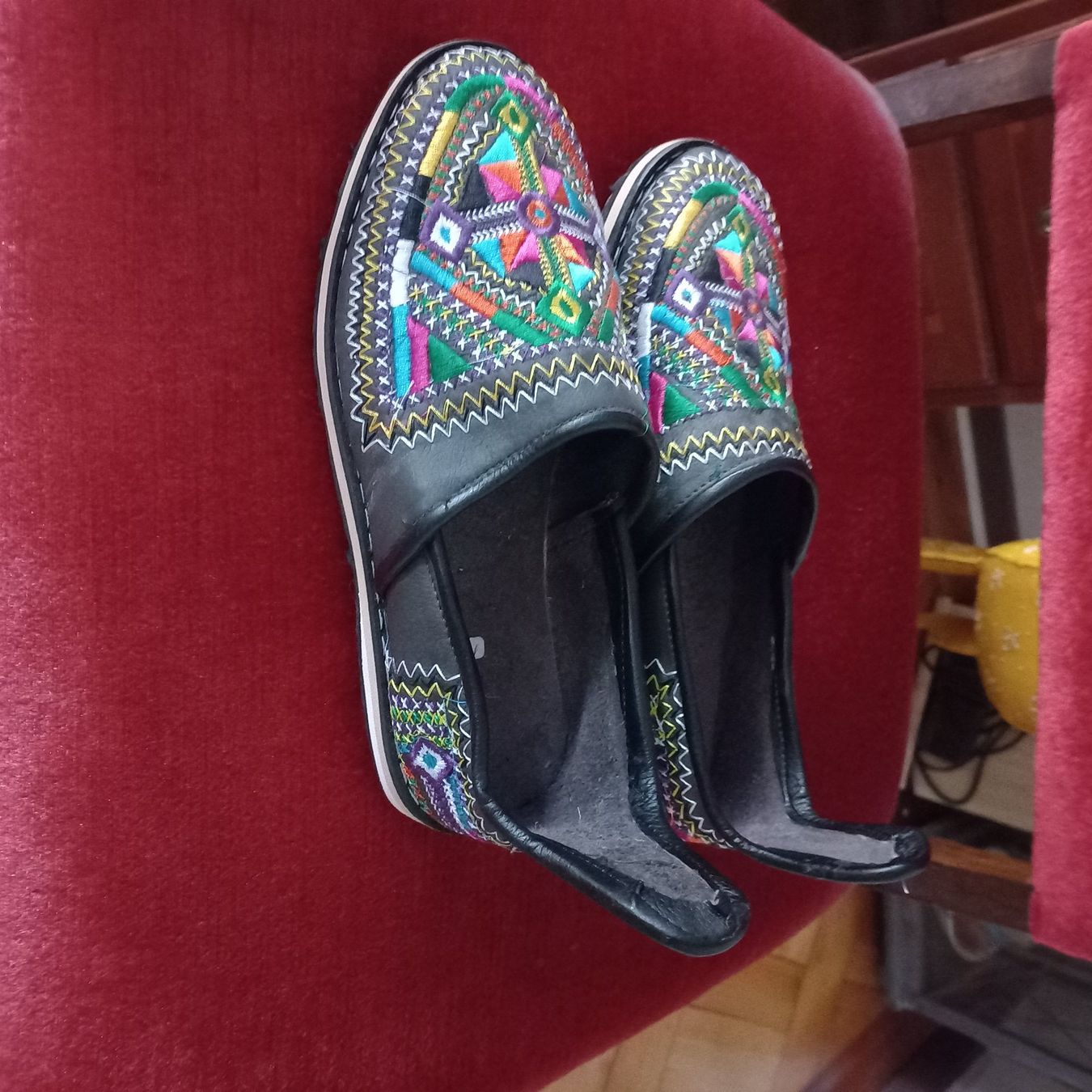 Herrenschuhe: Bunte Schuhe aus Marokko Grösse 41, 5 – Neu (gemäss Beschreibung) aus Ebnat-Kappel von Youssou 3