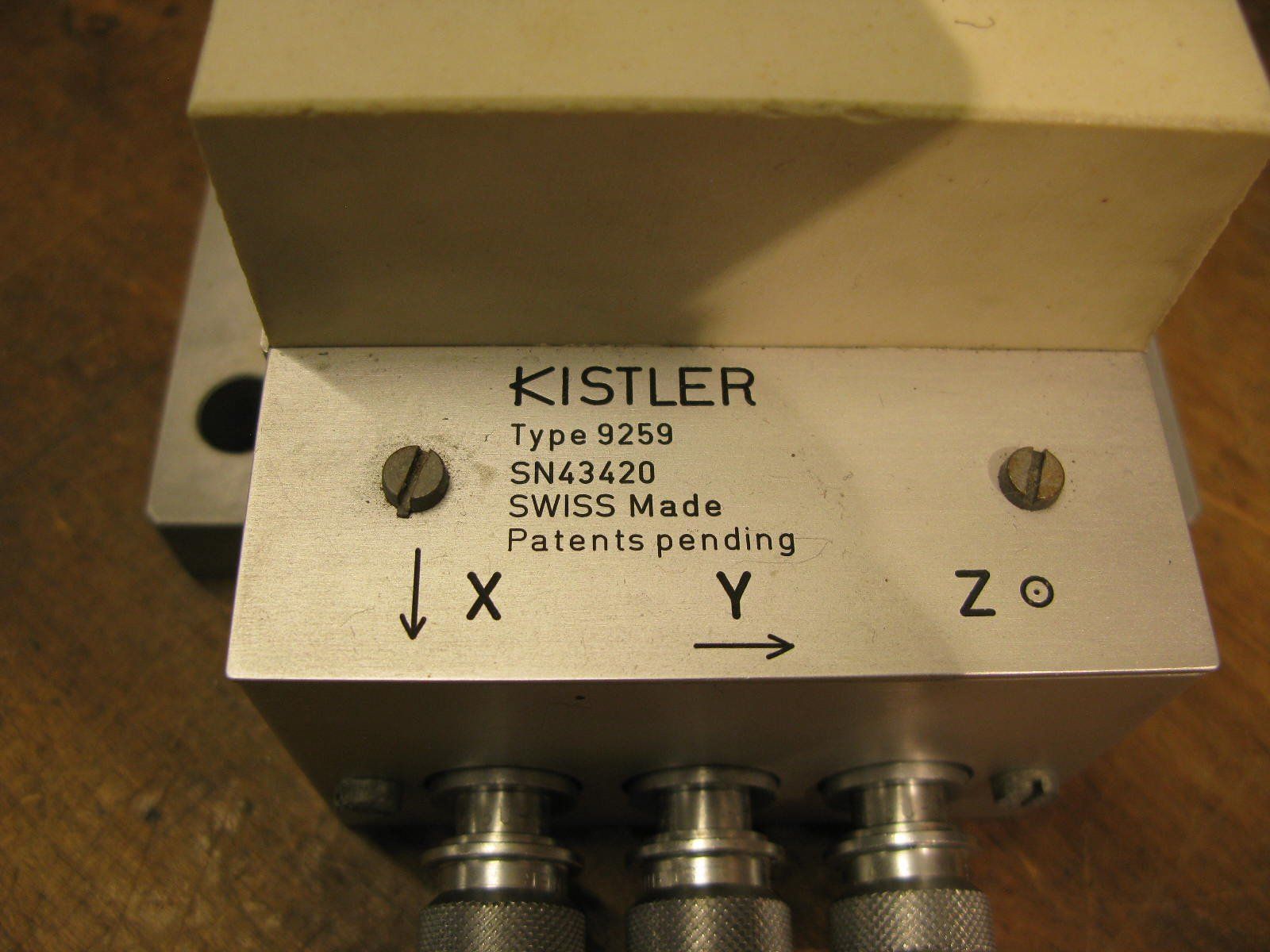 Misurare: Messgerät Kistler Type 9259  3-Achsen-Sensor – Difettoso da Zürich venduto da morez 1