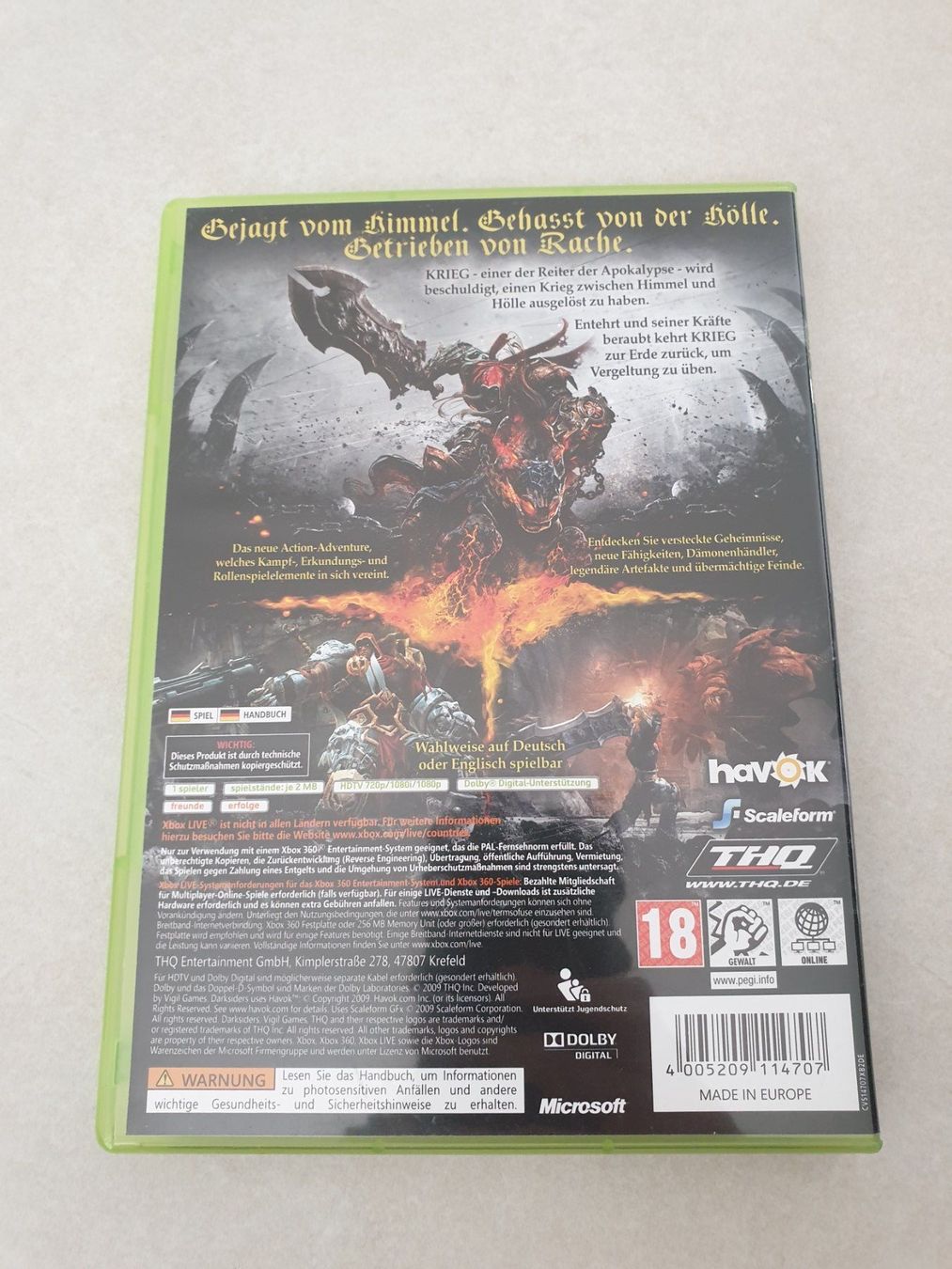 Microsoft Spiele: Darksiders UNCUT Xbox 360 – Gebraucht aus Füllinsdorf von master_mind 1