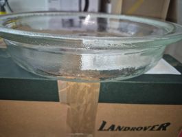 Schöne Glass Schüssel aus Glasi Hergiswil