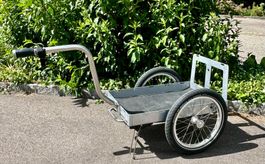 Lastenanhänger HINTERHER Veloanhänger Handwagen Aluminium