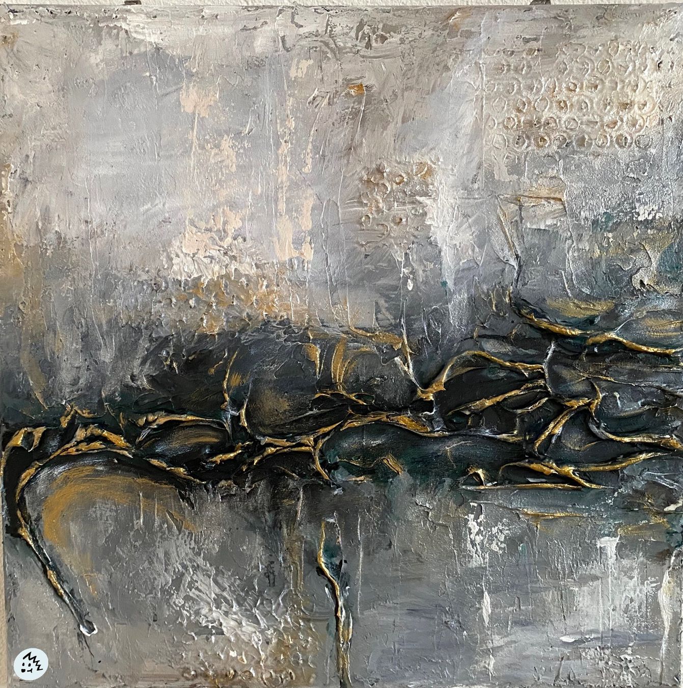 Gemälde: Gemälde abstrakt, Acryl auf Leinwand – Neu und originalverpackt aus Fanas von Omibia