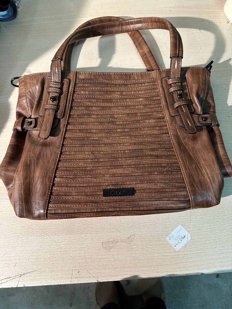 Borse da donna: Sac à main Rieker cuir synthétique marron – Usato da Lausanne venduto da artnouveau04