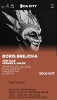 Boris Brejcha Ticket(Zoa City)zu verkauf. Zustellung online