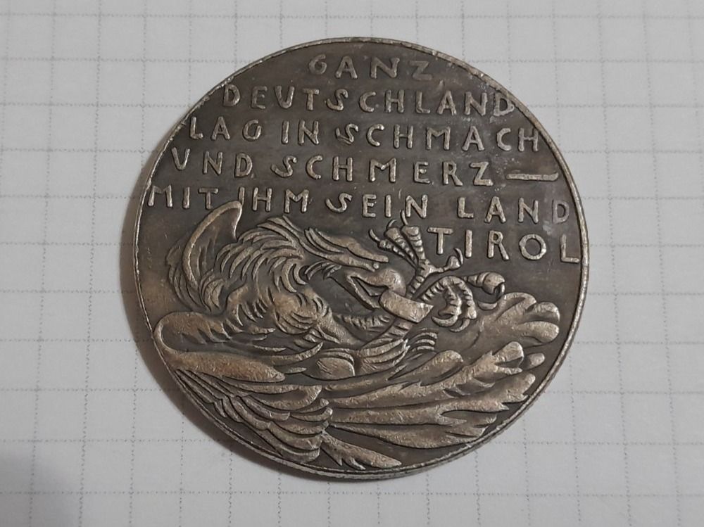 Medaglie: Medaille 1921, Abstimmung Tirol – Nuovo (secondo la descrizione) da Aarau venduto da Reto_BA_01 1
