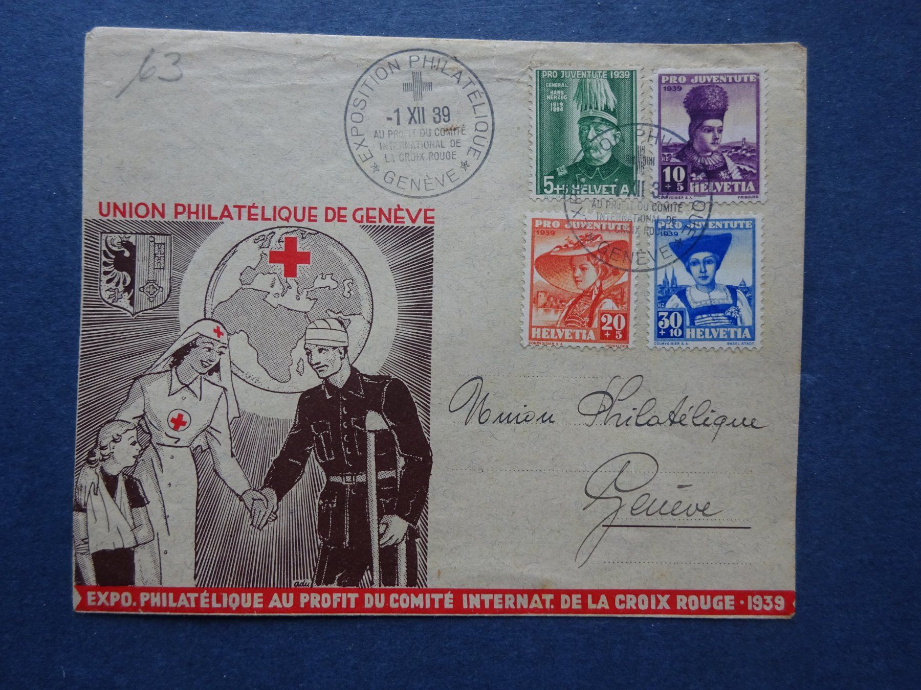 Alle Briefmarken: 1939 Pro Juventute FDC Illustriert - SELTEN – Gebraucht aus Appenzell-Steinegg von adi1975 1