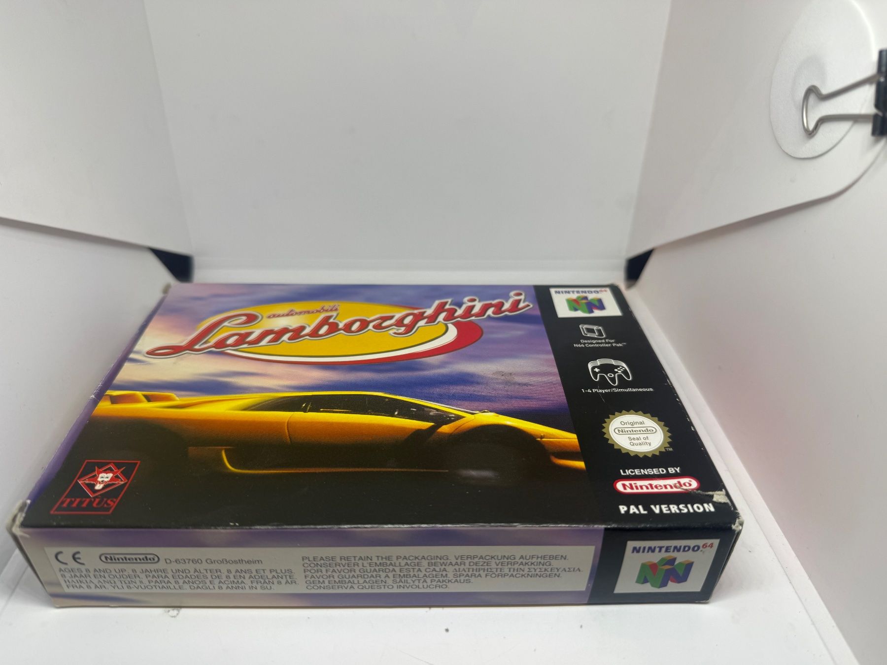 Nintendo Giochi: Lamborghini N64 OVP – Usato da Dietlikon venduto da NESFEVER