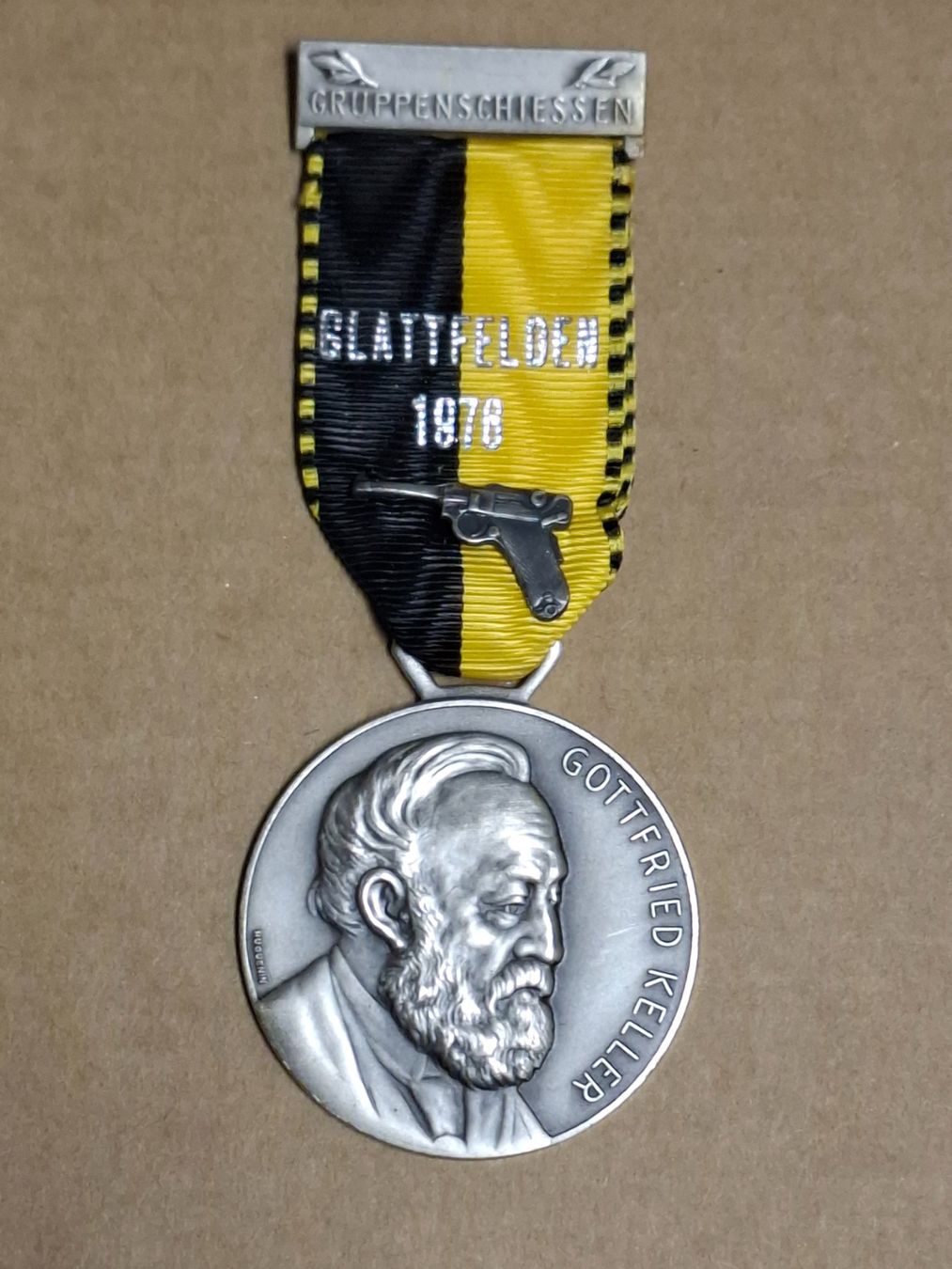 Medaillen: Gottfried Keller (D413) – Gebraucht aus Schwanden GL von Suvorov 2