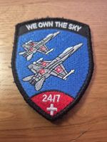 Ecusson brodé "We Own The Sky" 24/7 Suisse Badge Klett