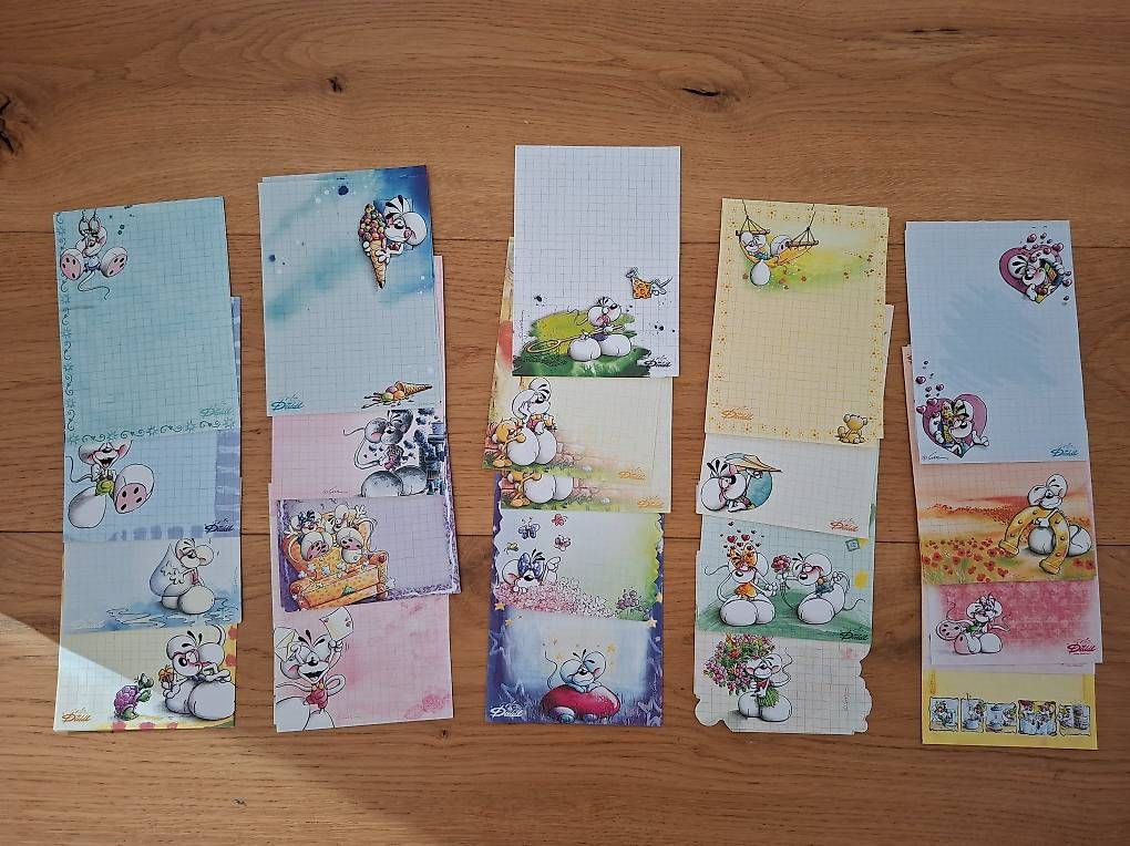 Carta: Diddl Blätter A6 alle doppelt Set klein – Usato da Bischofszell venduto da bodesuri16