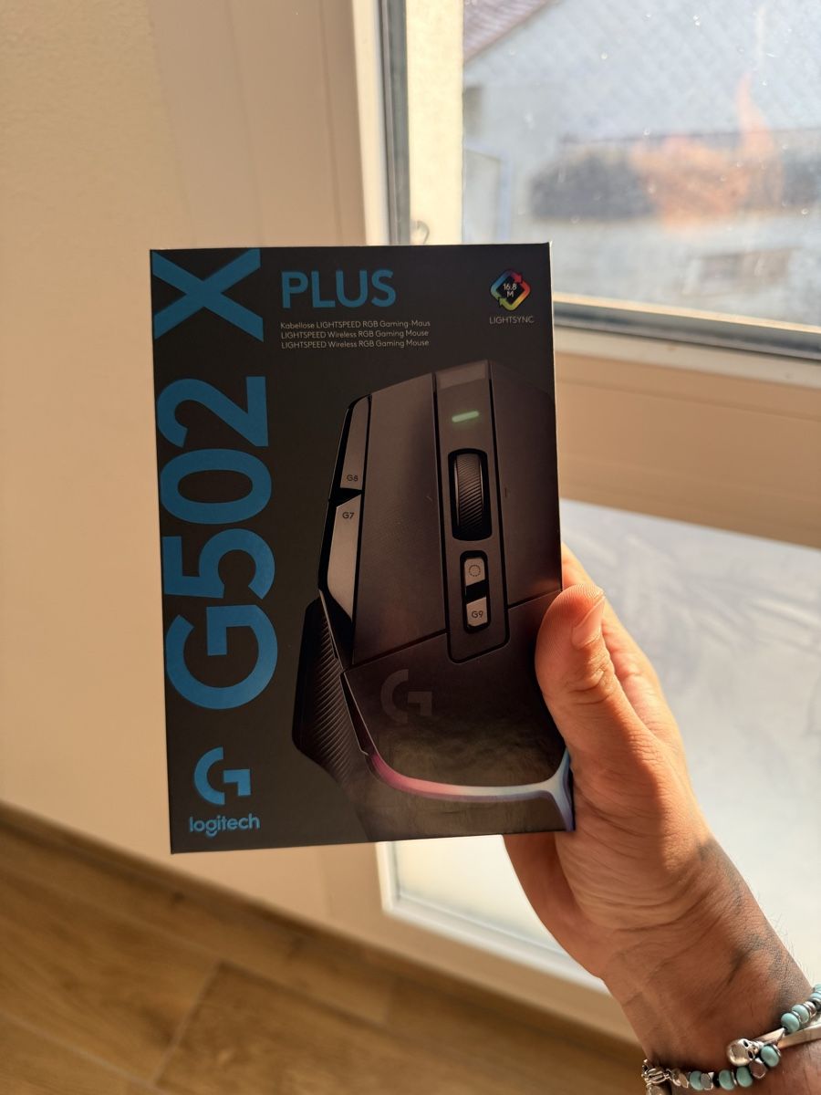 Logitech Maus: Logitech G502 X plus – Neu (gemäss Beschreibung) aus Pomy von Asw.luxury