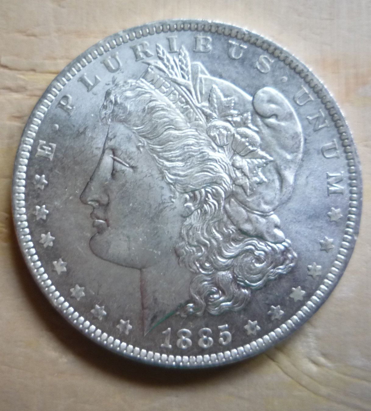 Alle Münzen: 1 Dollar 1885, stgl – Gebraucht aus Rieden SG von Sammelfreund