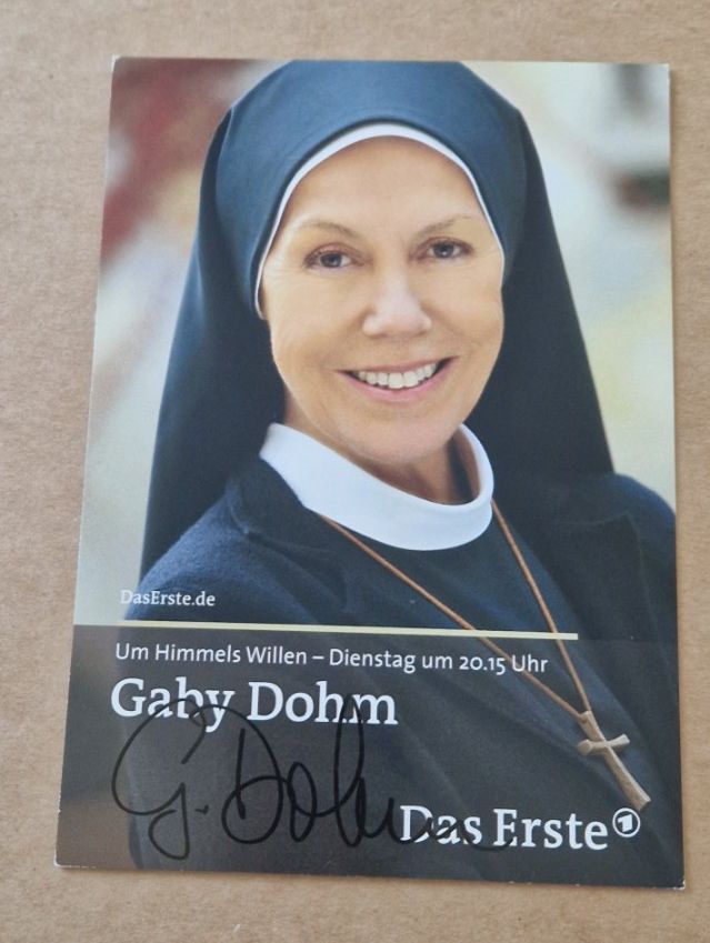Autogramme: Gaby Dohm - Um Himmels Willen - handsigniert – Gebraucht aus Menziken von Autogramme