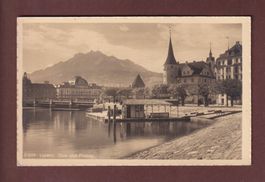 LUZERN - Quai und Pilatus