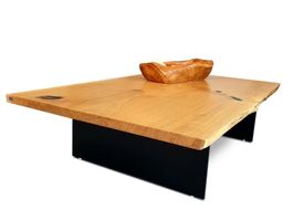 Couchtisch Eiche massiv aus einem Baumstamm neu Unikat