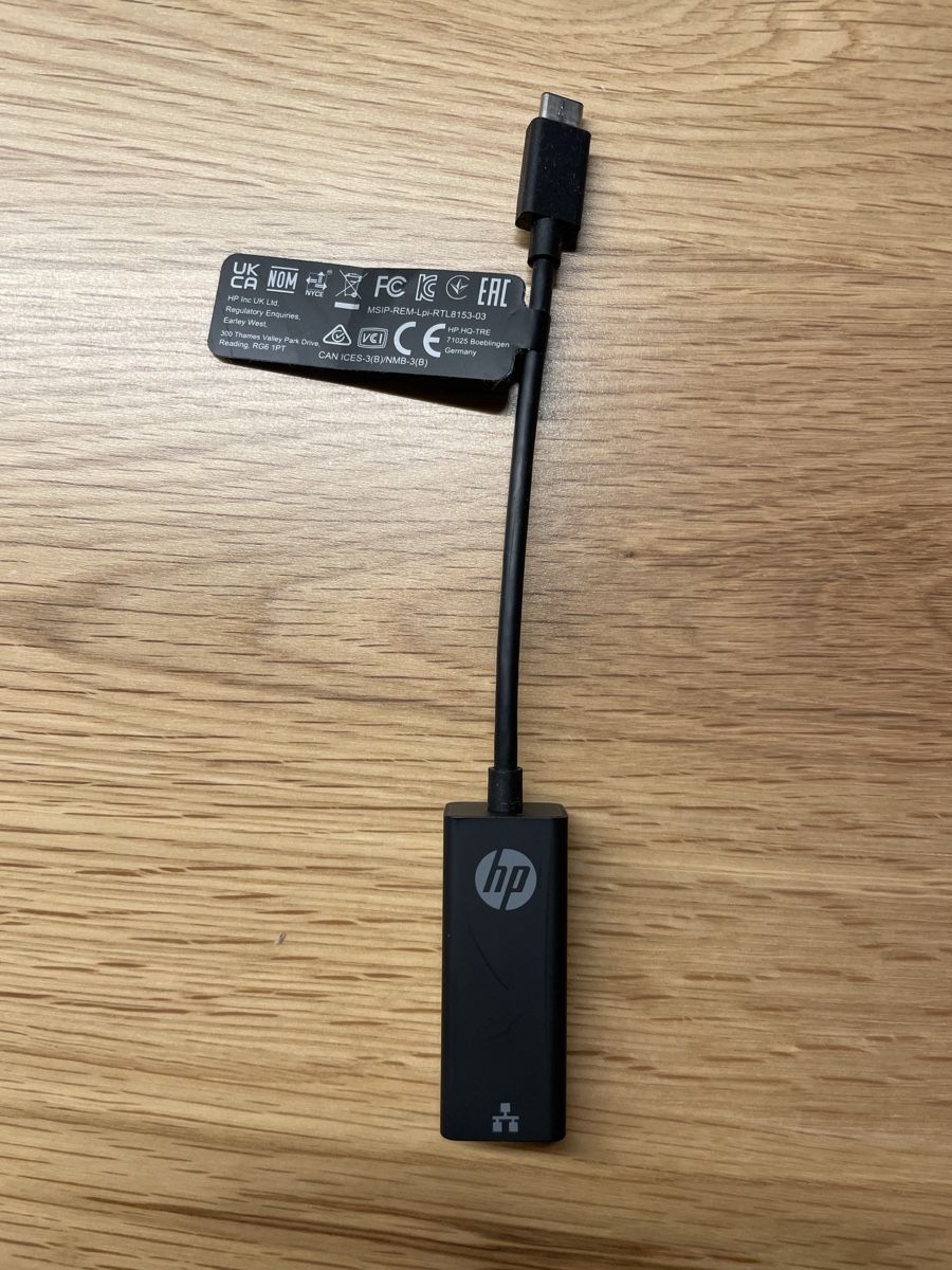 Hewlett Packard Unità & Adattatore: HP USB-C to RJ45 Adapter FD – Nuovo (secondo la descrizione) da Wädenswil venduto da Cloode_