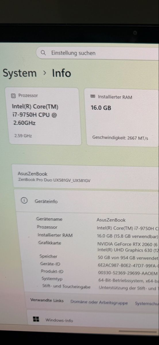 Asus Notebooks: ASUS UX581G Notebook – Gebraucht aus Allschwil von Vespalino48 3