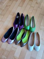 5 Paar Ballerina Schuhe Grösse 37/38