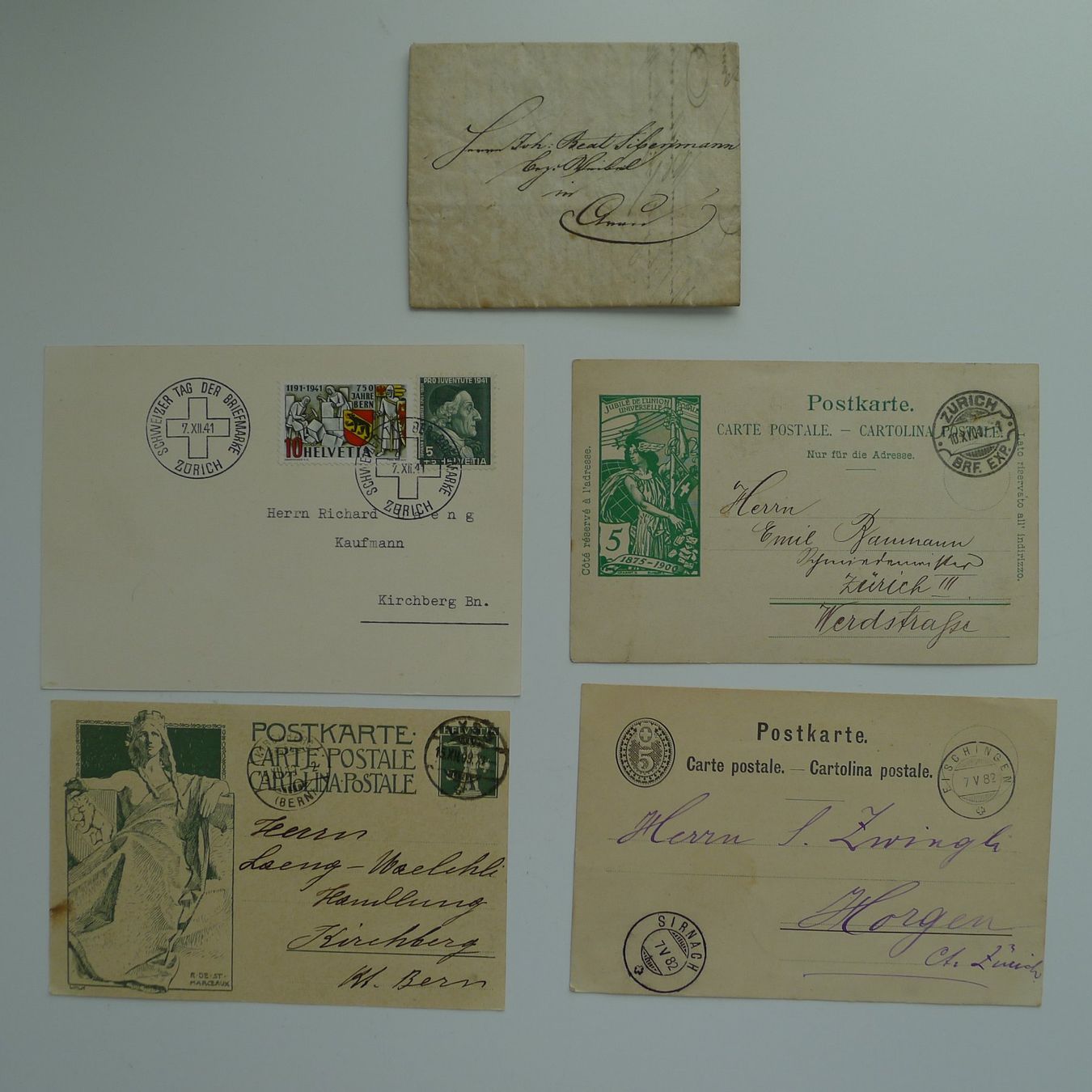 Tutti i francobolli: Über 4 Alben Sammlung Briefe, Bundesfeierkarten, Postkarten – Usato da Ebikon venduto da SilvioFreund 8