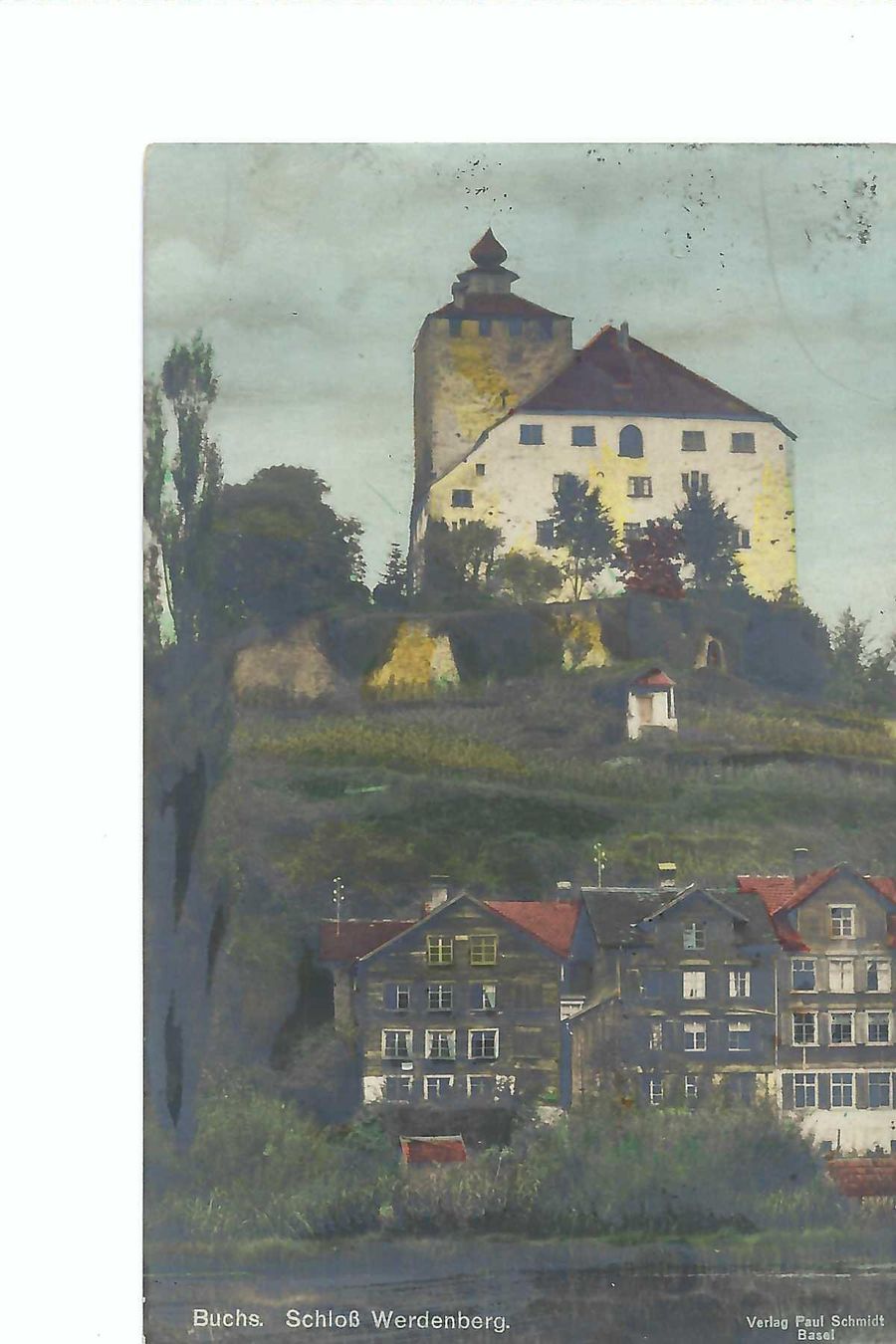 Cartoline postali: Buchs SG, Schloss Werdenberg SG 1920 – Usato da Thun venduto da 44wart