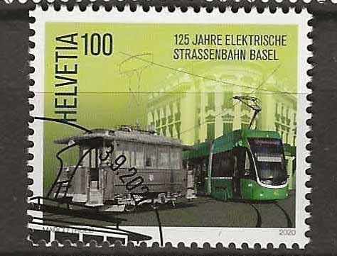 Tutti i francobolli: M1795 - 125 ans tramway Bâle 1er jour – Usato da Trélex venduto da Phil_Albert