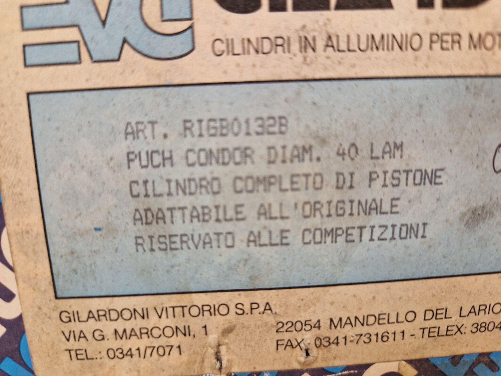 Puch Ciclomotori: NOS Gilardoni 40mm per Puch maxi o simili – Nuovo e nell'imballaggio originale da Breno venduto da BorioliD 7