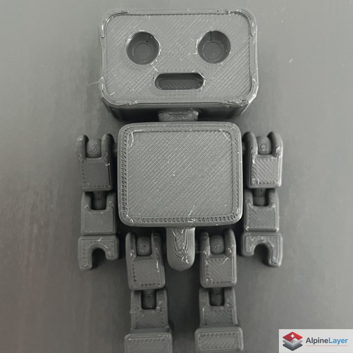 Giocattoli: Articulated Robot 3D Printed Figure Dark Grey – Nuovo (secondo la descrizione) da Losone venduto da AlpineLayer 4