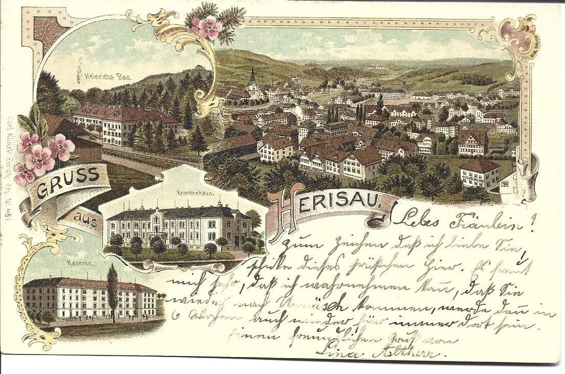 Ansichtskarten: Litho Herisau – Gebraucht aus Appenzell von mai25