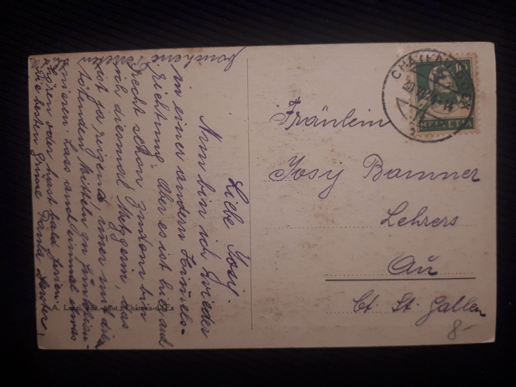 Cartes postales: CHATEAU-D'OEX – D'occasion à Ponto Valentino par giorgia06 1