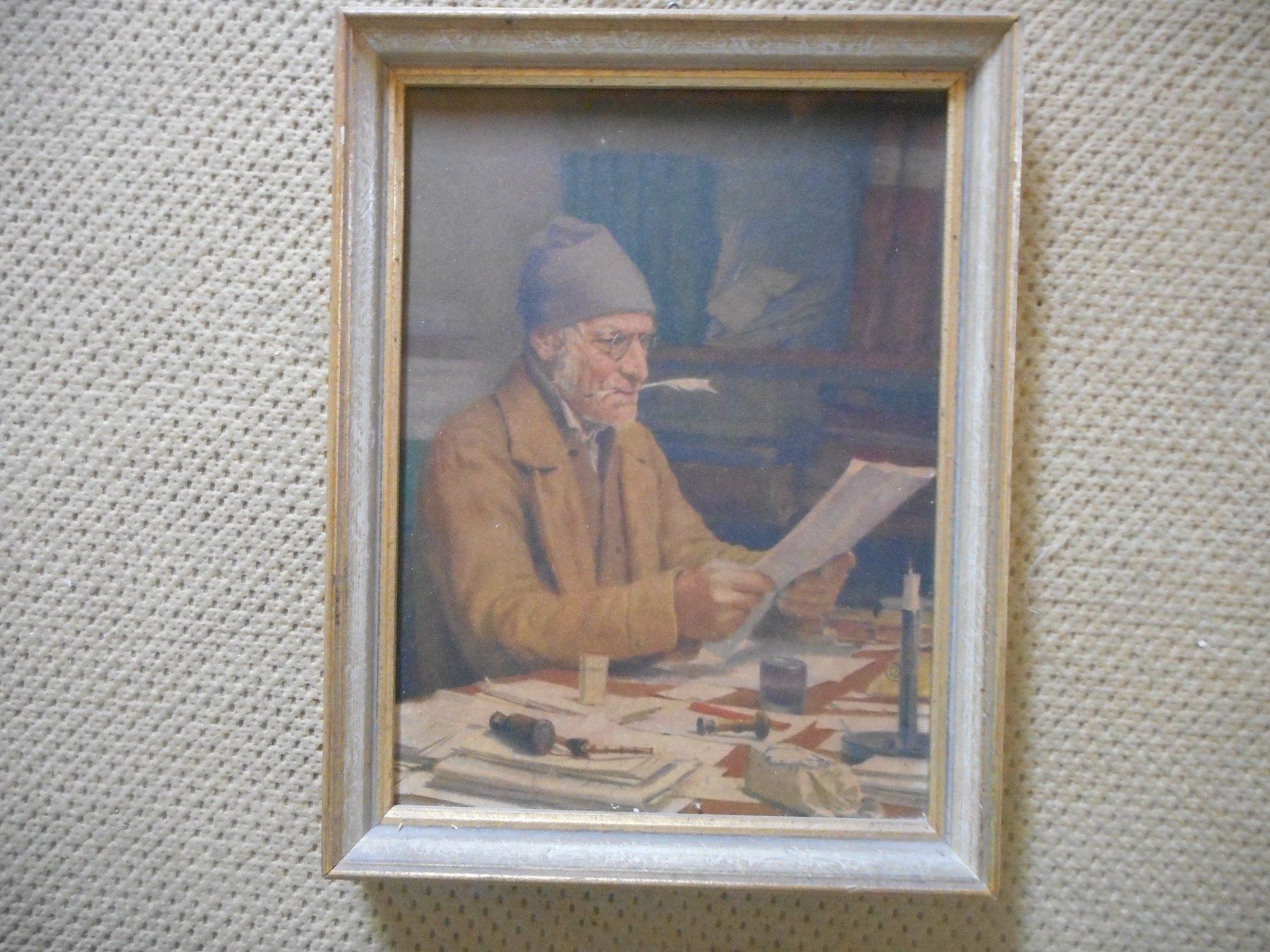 Posters & Illustrations: Bild alter Mann, Anker – D'occasion à Bretzwil par gbfluck