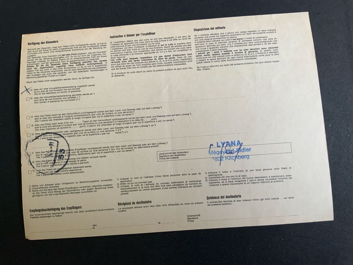 Tutti i francobolli: Chiasso Briefmarken – Usato da Binningen venduto da chr_cr5n 1