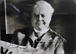 Henning Schlüter (1927-2000) Schauspieler - Autogramm