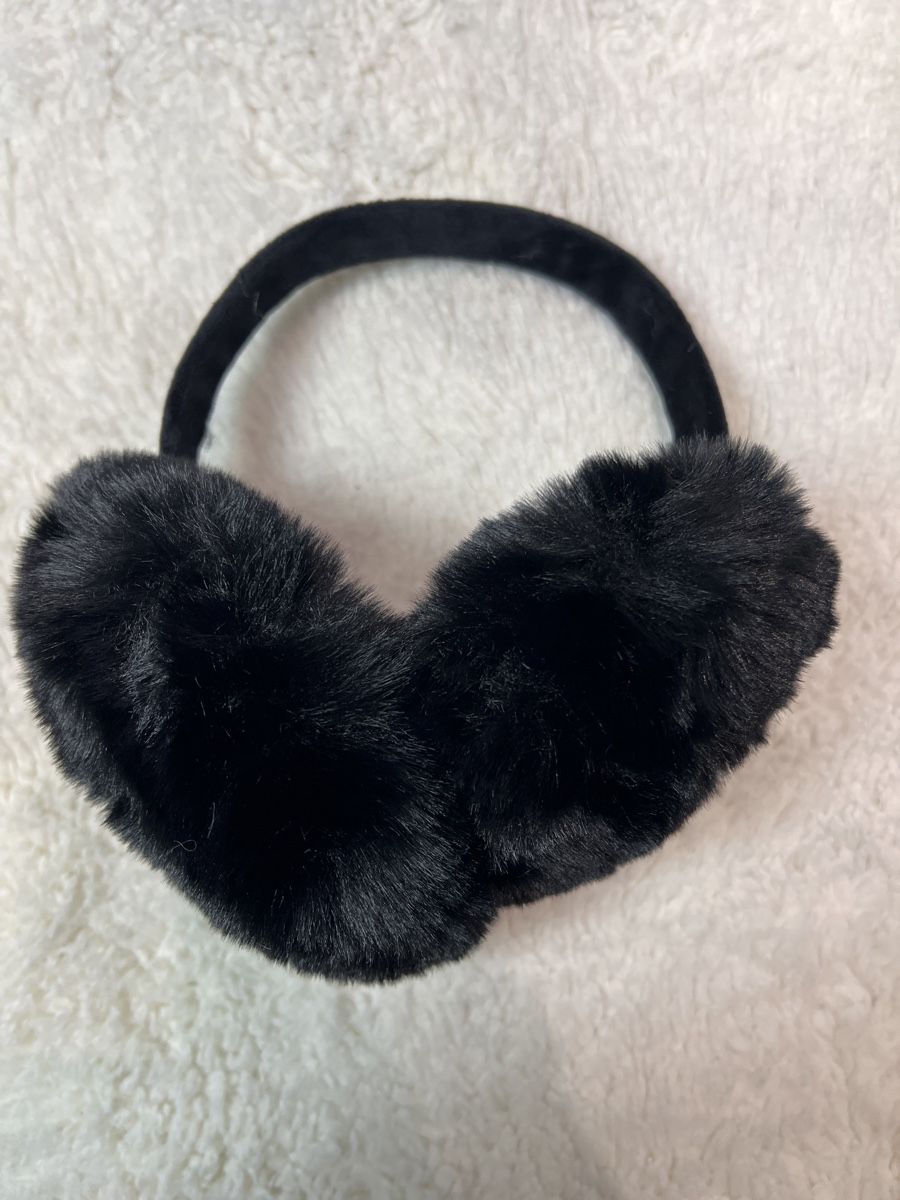 Copricapi, berretti & cappellini: Chauds Cache-oreilles Fourrure Noire Hiver – Nuovo e nell'imballaggio originale da Chenens venduto da anasantos90