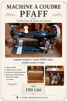 Machine à coudre ancienne