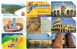 9 Telefonkarten Italien