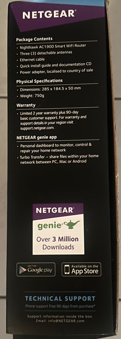 Modems & Routeurs: Netgear Nighthawk AC1900 Smart WiFi Router – D'occasion à Ueberstorf par Bacardi1 3