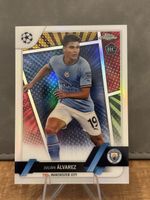 2022-23 Topps Chrome UEFA Julian Alvarez SSP Hero Variation