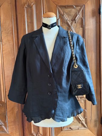 DRESES UNLIMITED Jacke 100% Leinen Größe 44  NEU