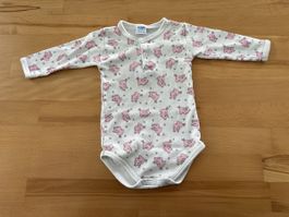 Baby Body Langarm Gr. 62/68 mit süssen schweinchen Muster!