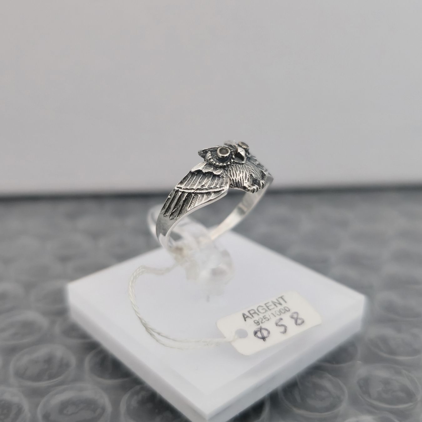 Ringe: Vintage Ring Styl Native "Silberne Eule"  925 Silber – Gebraucht aus Basel von ALEXANDER4056 3