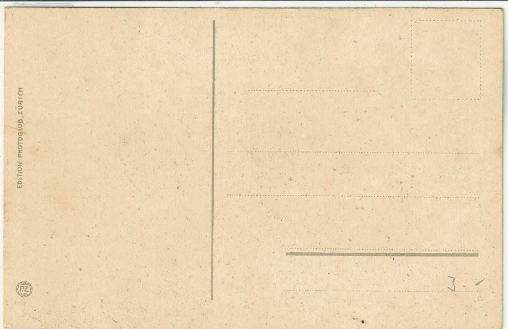Ansichtskarten: Inner-Arosa mit Kulm - Litho – Gebraucht aus Ettingen von Kartenplanet 1