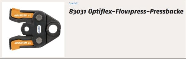 Tous les outils: Pressbacke Optiflex Flowpress – Neuf (Voir description) à Niedergösgen par elromano74 2
