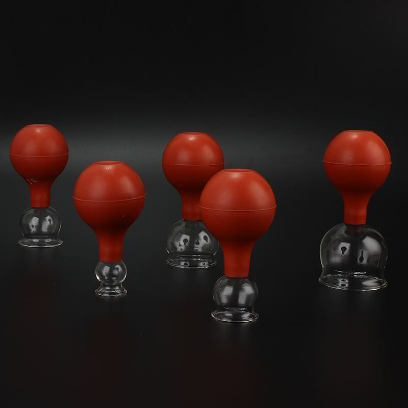 Dispositivi per massaggi: 5 Schröpfgläser Vakuum Cup mit Saugball – Nuovo (secondo la descrizione) da Thun venduto da thunshop 3