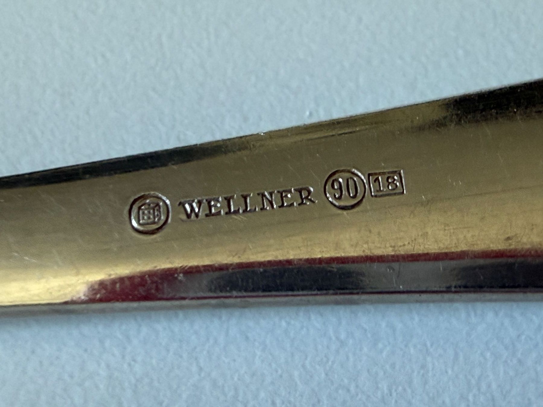 Set di posate: Wellner Besteckset, 12-teilig, versilbert – Usato da Zürich venduto da leo0105 5