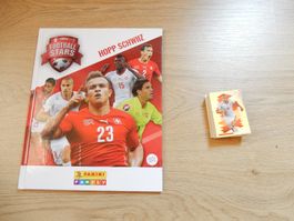 Panini Swiss Football Stars Sammelheft + 80 Sticker
